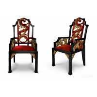 Стул бильярдный Dragon  граб (Dragon красный,54 Velvet-Lux,Ткань Vilvet Lux)